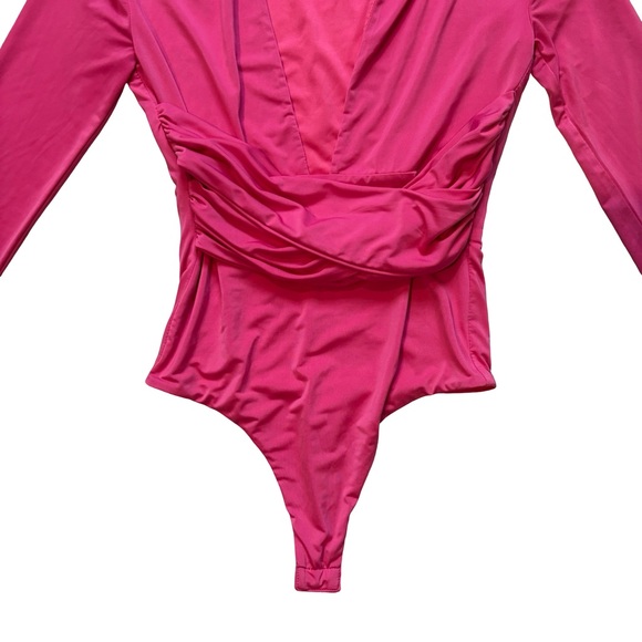 Lovers and Friends Anya Bodysuit - Hot Pink, Sz XS - Picture 10 of 14